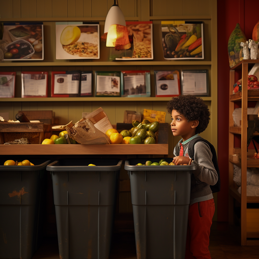 Common Threads food waste and nutrition education work
